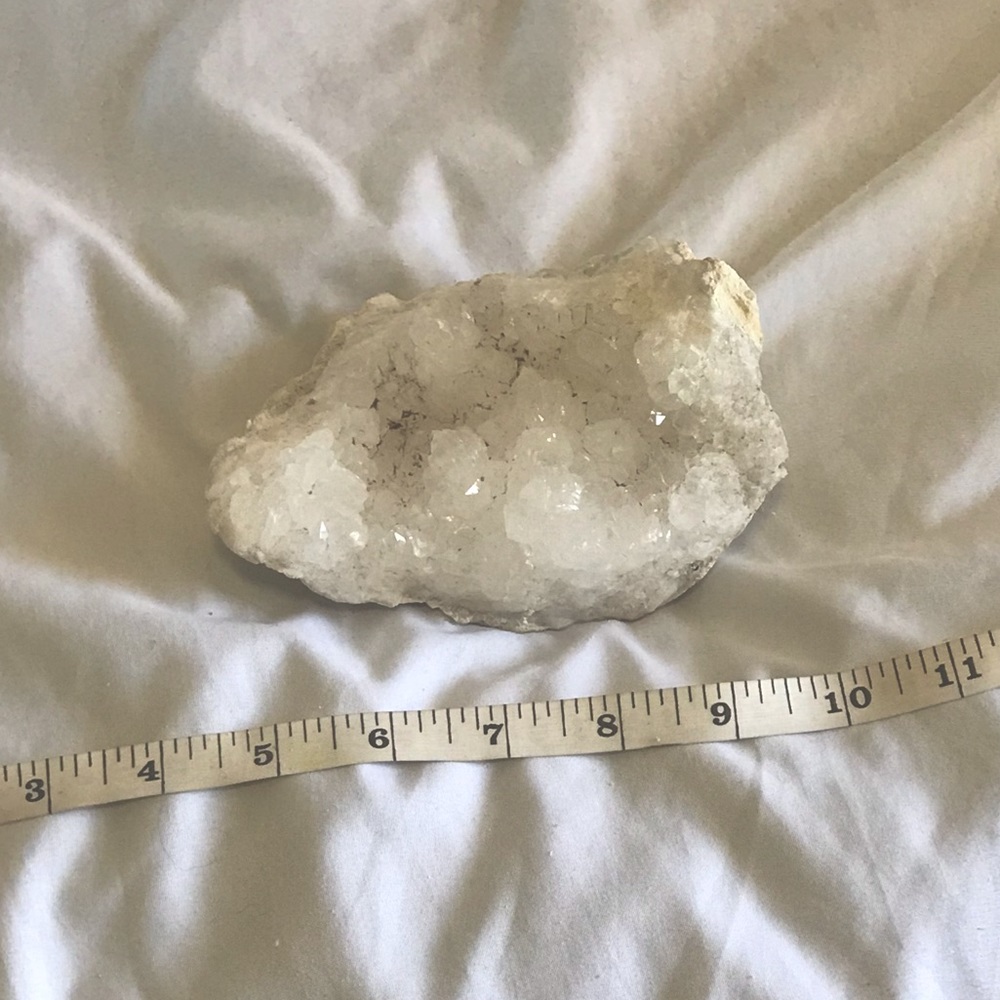 Clear quarts crystal